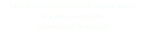 Od roku 2025 Lirydram ukazuje się także  w języku angielskim Zapraszamy do lektury!
