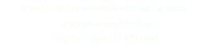 W roku 2025 Lirydram ukazał się także  w języku angielskim Zapraszamy do lektury!